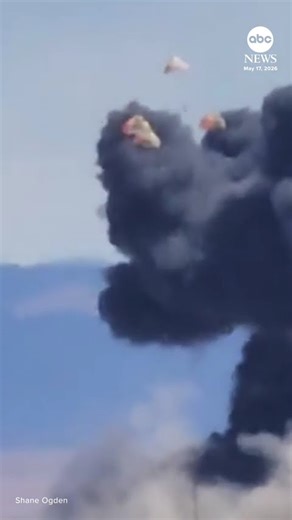 Crew members eject safely after air show crash in Idaho