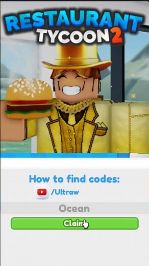 Restaurant Tycoon 2 New Codes