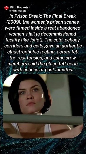 In Prison Break, the women’s prison scenes were filmed inside a real abandoned women's jail