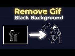 How To Remove Black Background From a GIF