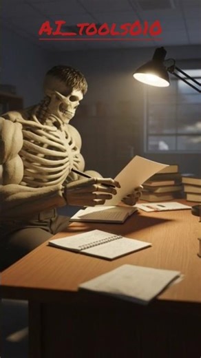 “From Average to 90% – Skeleton’s Crazy Comeback!Ai new #ai #aivideo #trendingnow #myvideo