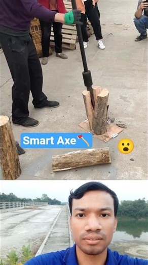 Smart Wood Splitter: Safe & Efficient Axe Innovation