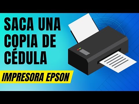 😲 Como sacar una copia de cedula EN UNA IMPRESORA EPSON