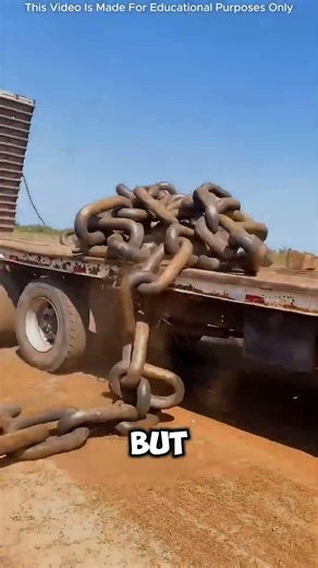 How Bulldozers Use a Giant Chain to Clear Entire Forests Fast #facts #shortvideo
