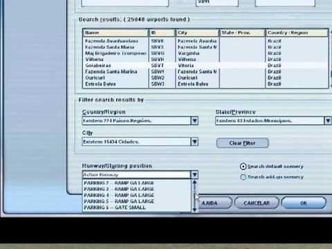 FS2004 como entrar no gate (Portão)