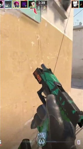 SMG + USP DESTROY Mid on Dust 2 💀 | CS2 Short #games #gaming #cs2 #csgo #counterstrike2 #dust2