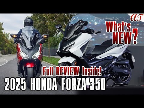 2025 HONDA Forza 350 * What's New? Full REVIEW Inside! SPECS, COLORS, key FEATURES * A&T Design