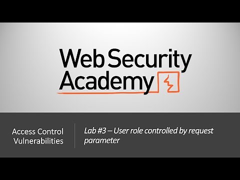 Broken Access Control - Lab #3 User role controlled by request parameter | Long Version