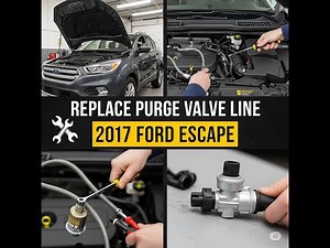Replacing a canister purge valve on a 2017 Ford Escape