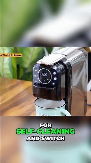 3-Second Press = Self-Cleaning Coffee Maker! How?