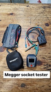 Michael Wood on Instagram: "Megger MPCC230 Pro Socket Tester with RCD and Loop Test a different way to use it if you are out and about. #electrician #sparky #electricalengineering #electricalwork #hvac #megger #multifunctiontester #testing #eicr"
