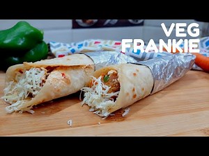 Veg Frankie | Veg Kathi Roll | Veg Frankie Roll