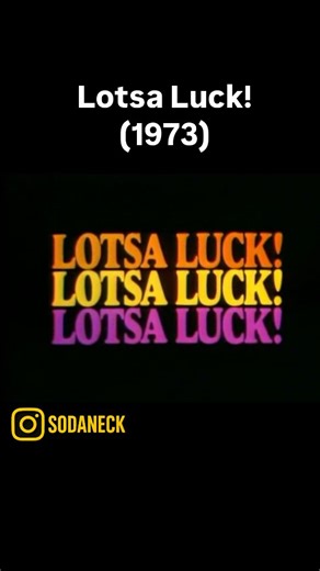 Sodaneck | Lotsa Luck was a short-lived NBC sitcom that premiered on September 10, 1973, and aired until March 18, 1974. The series starred Dom... | Instagram