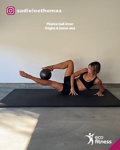 20 minute Pilates ball inner thigh and lower ab workout! ☀ 12-15 reps 3-4 sets depending on your fitness level. 1. Side-Lying Inner Thigh Roll with Pilates Ball 2. Side-Lying Inner Thigh Squeeze with Leg Lowering 3. Inner Thigh Lift with Dumbbell Reach 4. Alternating Leg Extensions with Pilates Ball Pass 5. Reverse Crunch with Pilates Ball Squeeze Best wishes and greetings from the Eco Fitness Family! ❤️ #pilates #pilateslovers #ecofitness #ecofitnessmevement #ecofitnessfamily Our Special Thanks
