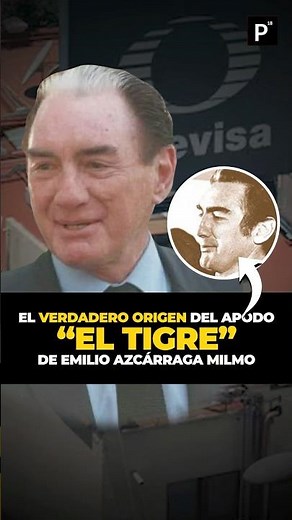 The TRUE ORIGIN of Emilio Azcárraga Milmo's nickname "EL TIGRE" #televisa #didyouknow