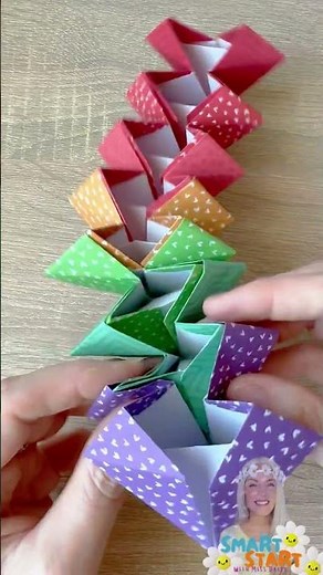 Make an Infinite Origami Star! 🌈 | Flexagon Craft for Kids