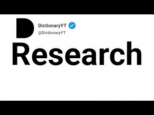 Research Synonyms | Thesaurus | Similar Words