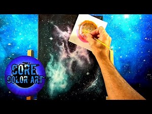 Easy Way to paint a planet Acrylic Painting Tutorial step-by-step