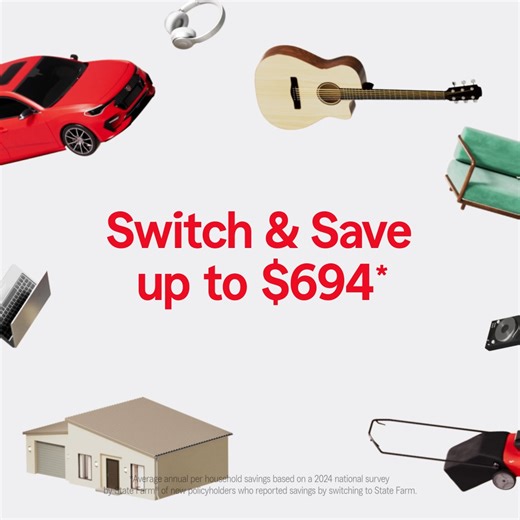 60K views | Saving is personal with State Farm. Switch & Save up to $694 on auto insurance with a Personal Price Plan today! | State Farm | Facebook