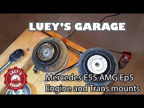 Mercedes W210 E55 AMG Episode 5 - Engine and transmission mounts