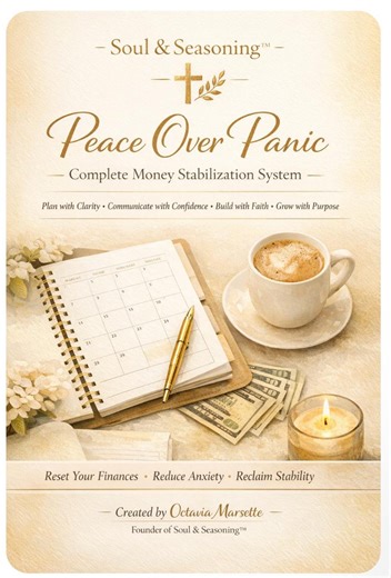 Peace Over Panic Budget Workbook Printable | Bill Organizer, Financial Planner PDF | Money Management Planner | Instant Download - Etsy