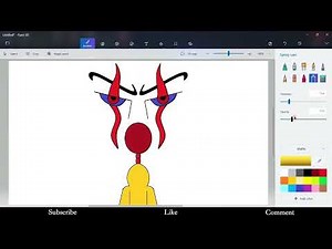 Easy Mask Drawing Tutorial for Beginners | Step-by-Step | How to draw mask in Paint3d #drawing