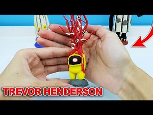 Making AMONG US was a HORROR ➤ Miniature Trevor Henderson Design ★ Clay Tutorial / Plasticine