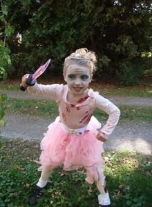 Easy Zombie Princess Costume Idea