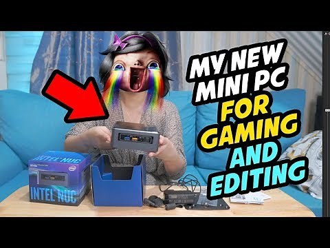 MY NEW MINI PC!! For Gaming and Editing (Intel NUC Review / Test / Unboxing)