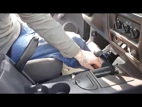 Jeep Cherokee, Xj, Shifter, Console Removal