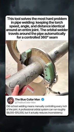 THE MACHINE THAT MAKES PERFECT 360° PIPE WELDS