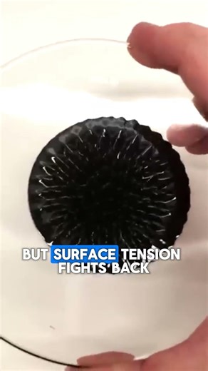 Why this liquid forms perfect spikes... 🧲