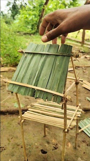 Diy mini wood house 🪵 #shorts #diy #minihouse #wood
