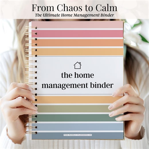 Home Management Binder Printable Life Planner Home Planner Digital Organization Kit for Busy Moms Life Binder Home Binder for Women PDF - Etsy