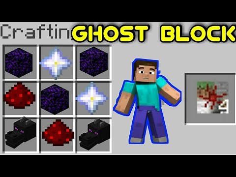 HOW TO DOWNLOAD GHOST BLOCK MOD IN MCPE 😎