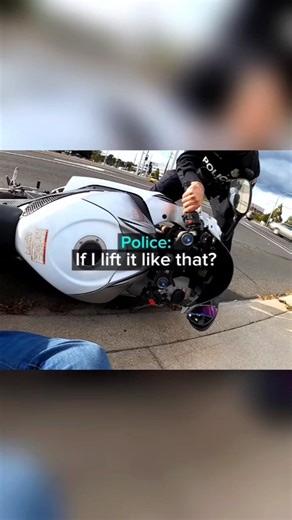 Cop destroys Biker’s Bike😳