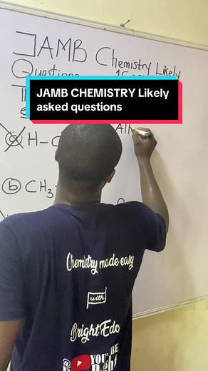 2024 JAMB Chemistry Questions in Organic Chemistry | Solve with Ease