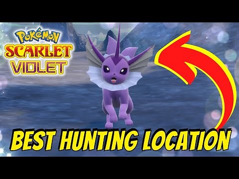 BEST Shiny Vaporeon 💧 Location in Pokémon Scarlet and Violet to Counter 7* Empoleon Raid!