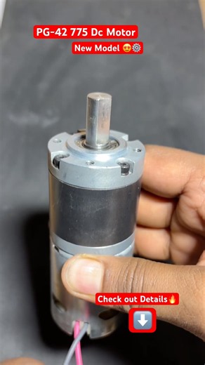 New Model Dc Gear Motor Testing 😱 PG42 775 Dc Planetary Gear Motor #gearmotor #shorts #dcmotor