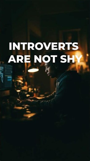 Introverts aren't shy — here's the difference #introvert #psychology | Ep3S3