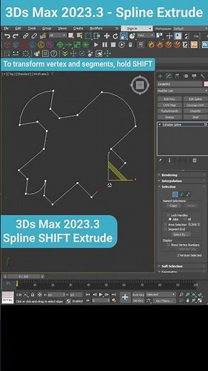 Mastering Line Extrusion in 3ds Max: Unleash Your Modeling Potential #modelingtips #3dsmax #tips