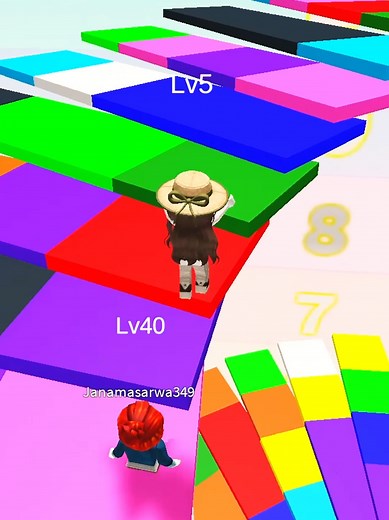 Roblox Tower of Color Block Gameplay Overview