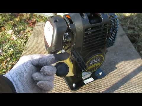 Unboxing and using a gas powered Champion 31 cc water pump