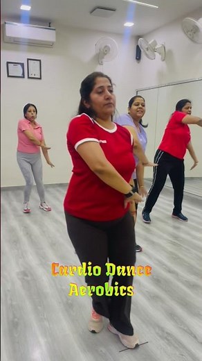 Dance Aerobics Cardio Workout 💃🔥 #DanceAerobics#CardioWorkout#cardiyogafitnessstudio
