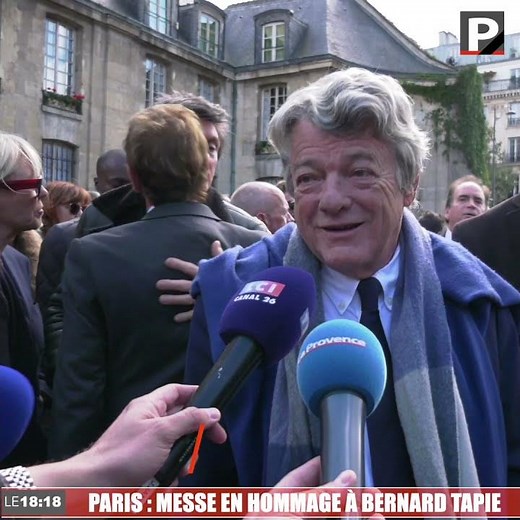 Hommage à Bernard Tapie : "Un type formidable" (Jean-Louis Borloo)