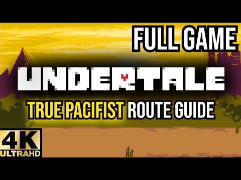 Undertale Full True Pacifist Route Gameplay Walkthrough | No Commentary, 4K, 60Fps, PS5 Edition