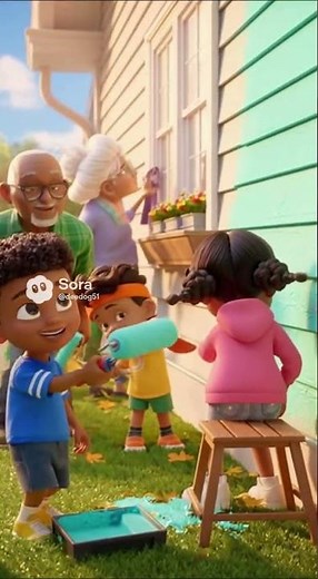 Painting with Purpose | Pixar-Style Animation by Ai Auteur