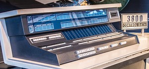 Control Panel for CDC 3800 Computer