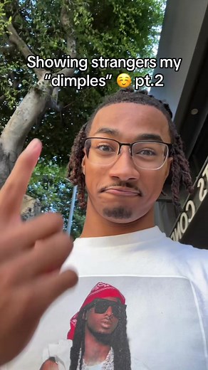 Amazing Dimples: Showing My Smile to Strangers