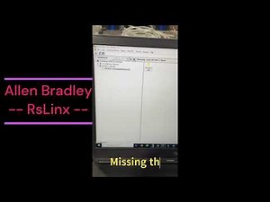 AB Fix The Yellow Question Mark In RsLinx Devices.
